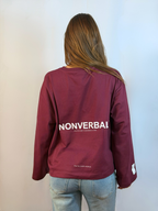 LONG SLEEVE BURGUNDY-CREAM