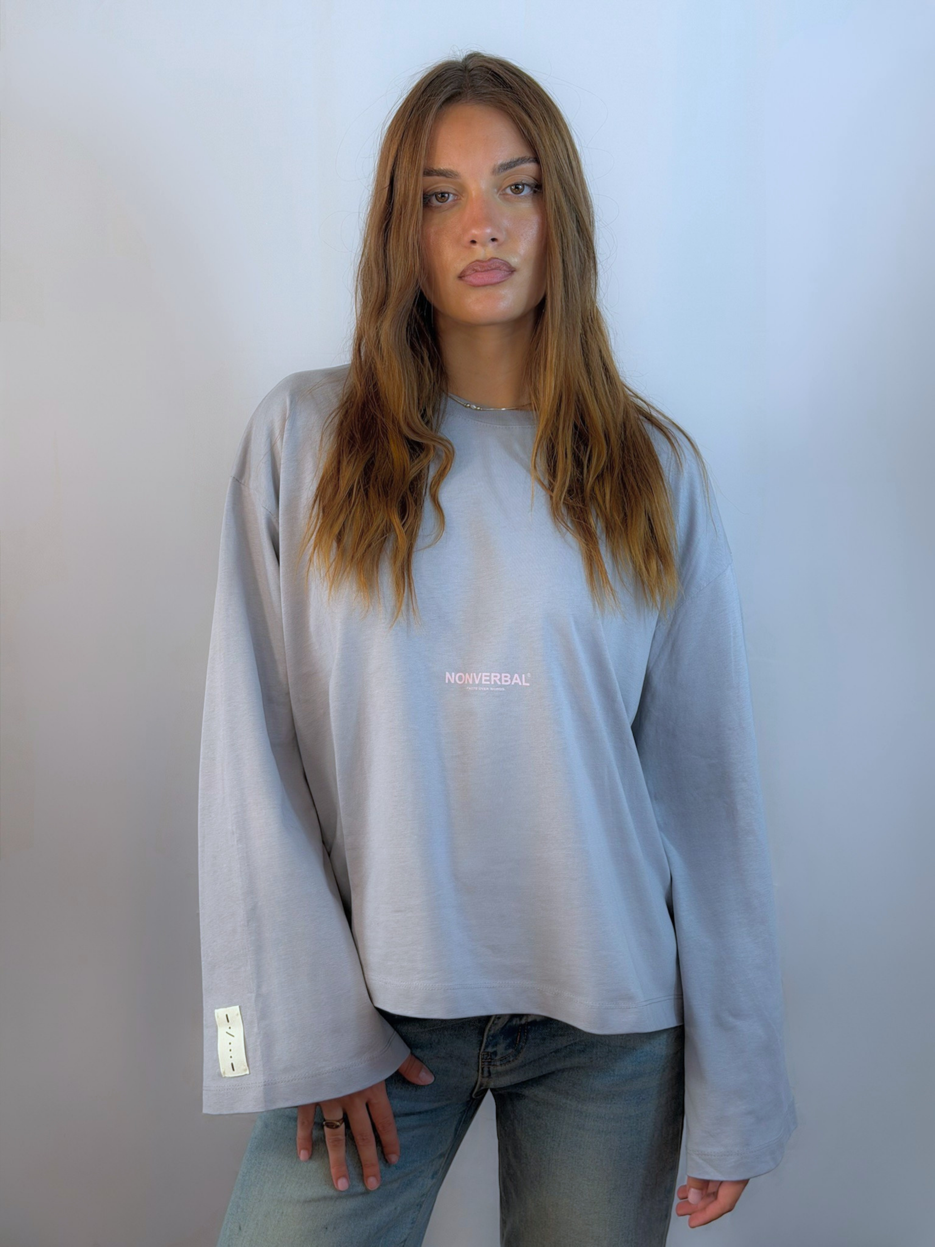 LONG SLEEVE FOG-PINK