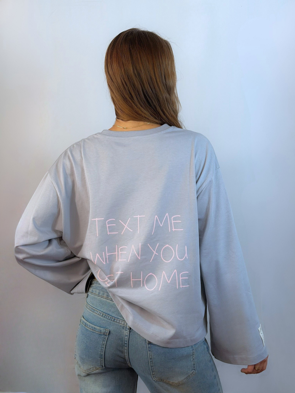 LONG SLEEVE FOG-PINK