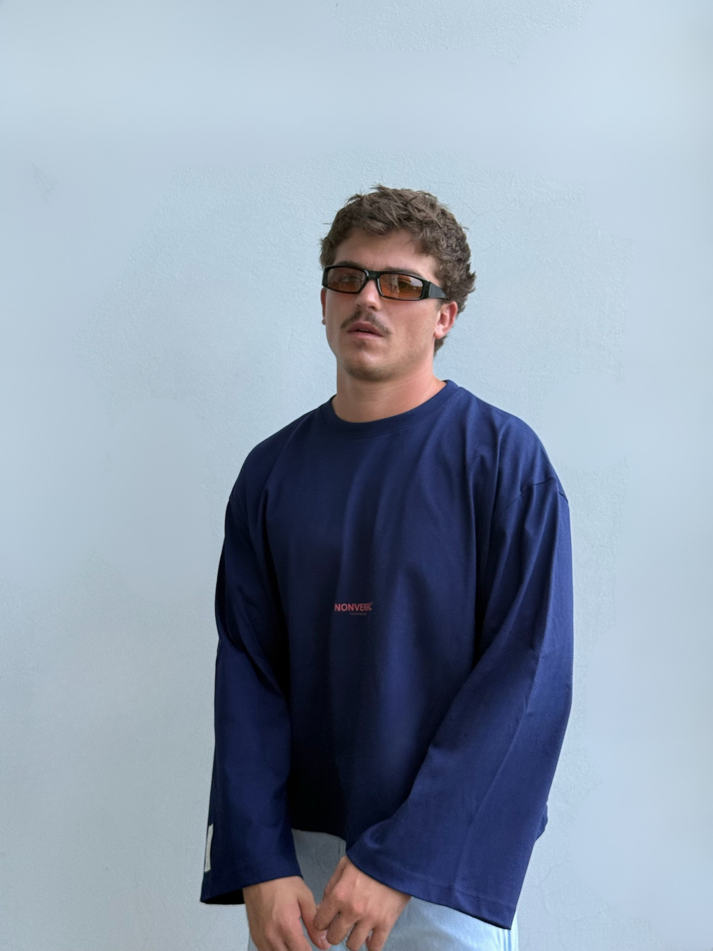 LONG SLEEVE BLUE-CORAL