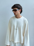 LONG SLEEVE CREAM-OLIVE