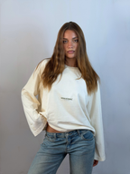 LONG SLEEVE CREAM-OLIVE