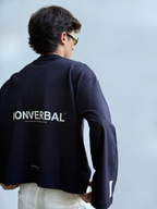 LONG SLEEVE NAVY-CREAM