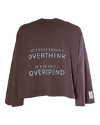 LONG SLEEVE COCOA-SKY BLUE