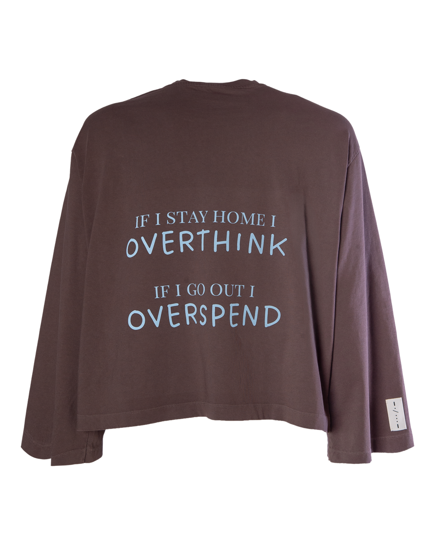 LONG SLEEVE COCOA-SKY BLUE