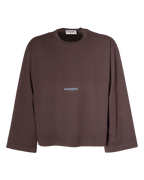 LONG SLEEVE COCOA-SKY BLUE