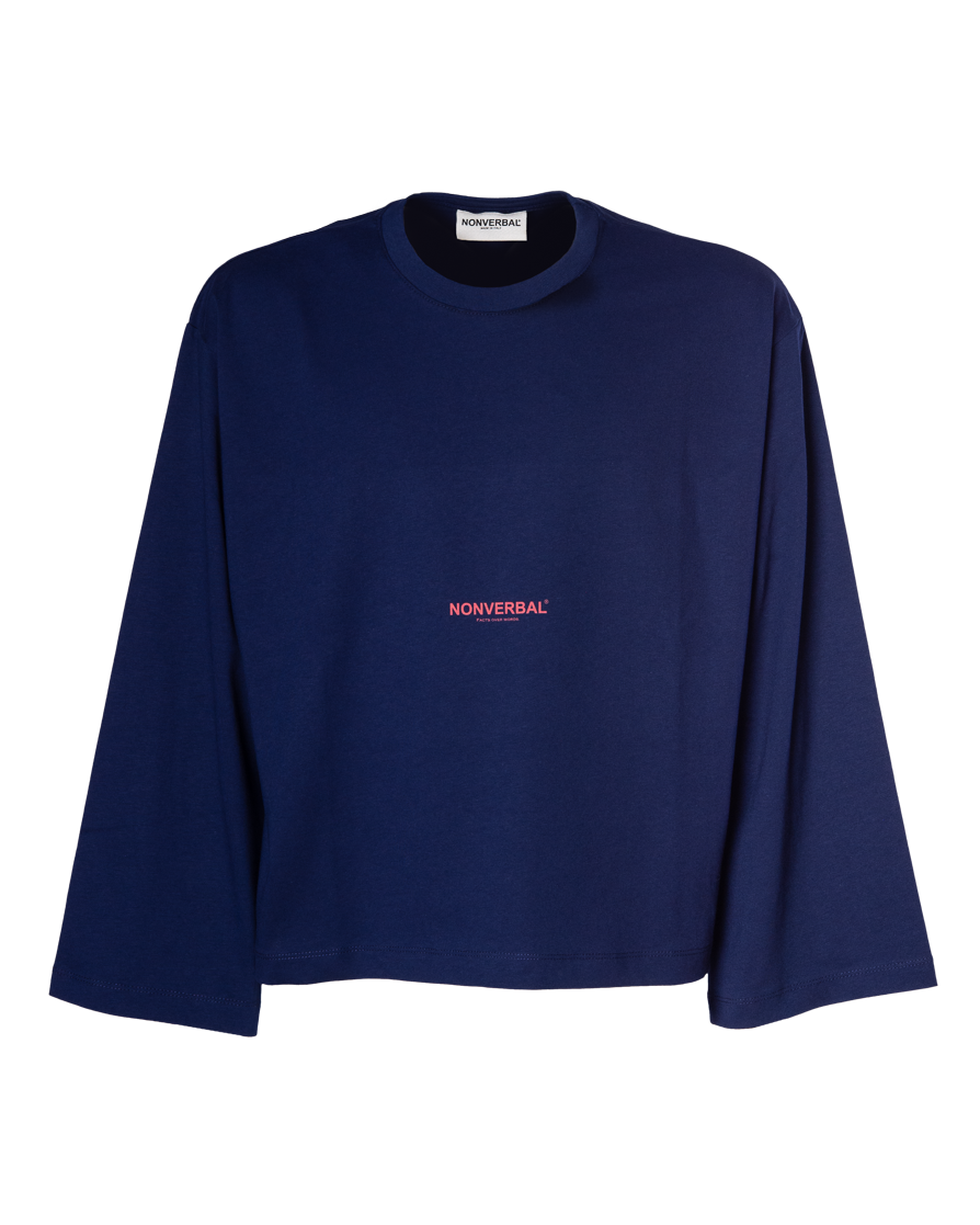 LONG SLEEVE BLUE-CORAL