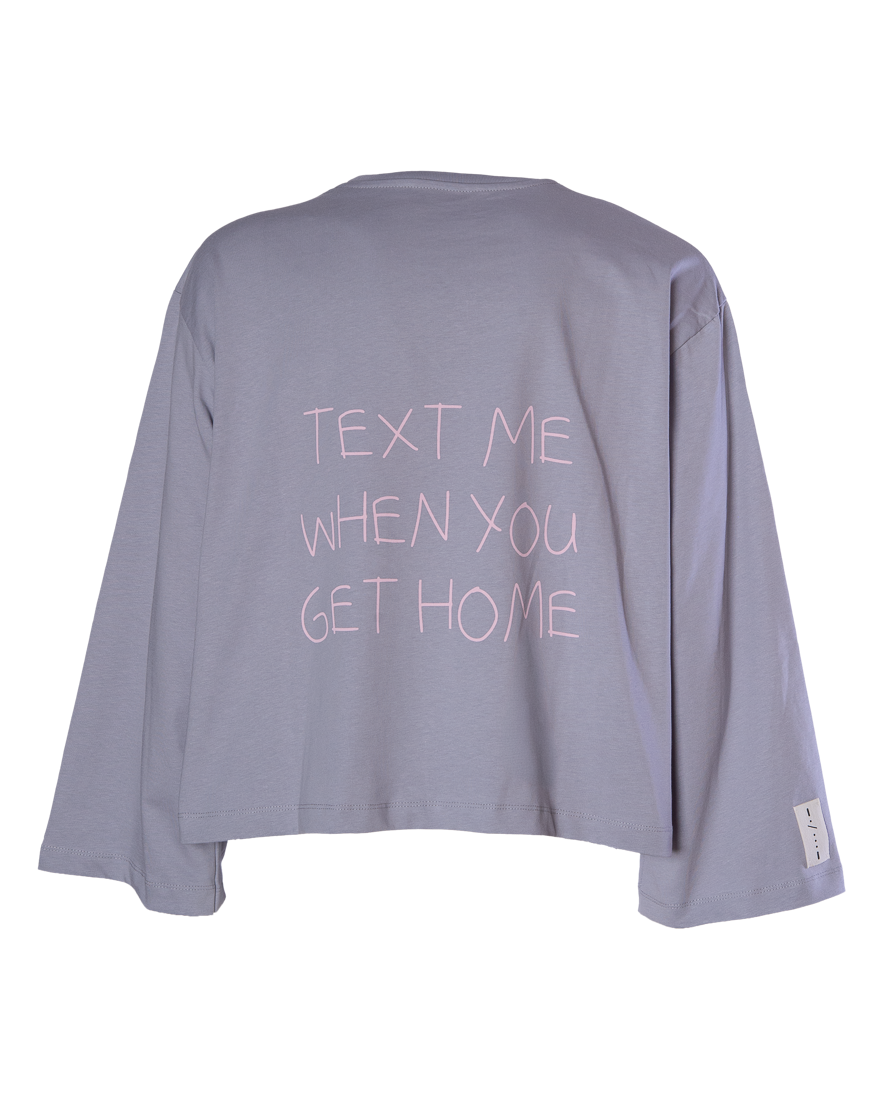 LONG SLEEVE FOG-PINK
